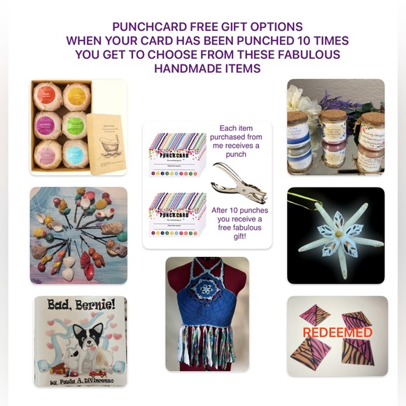 Handmade Free Gift Options for Punchcard Program - Picture 1 of 7